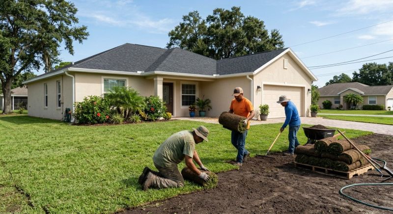 Grass Installation in Rockwall, TX