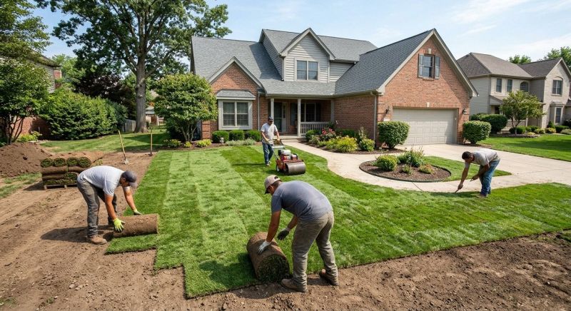 Centipede Sod Installation in Rockwall, TX