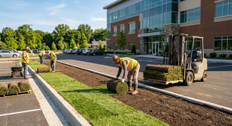 Commercial Sodding in Rockwall, TX