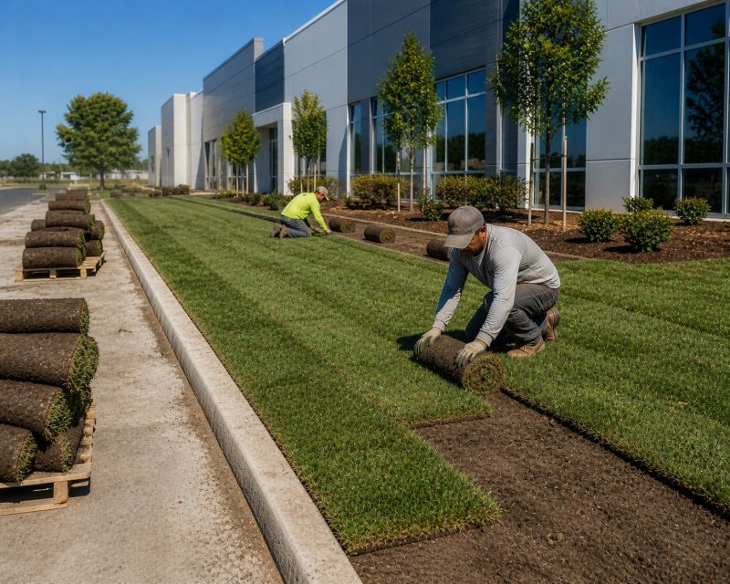 Commercial Sodding in Rockwall, TX