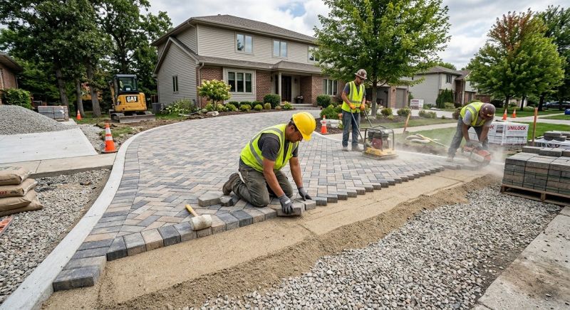 Driveway Pavers Installation in Davis County, UT