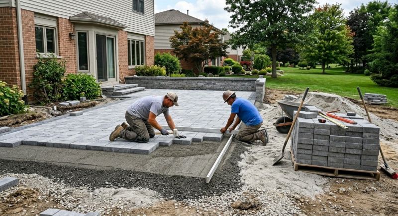 Patio Pavers Construction in Boston, MA