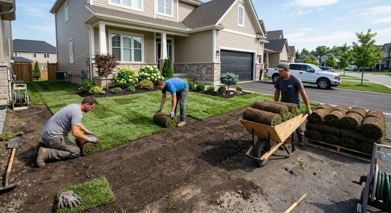 Yard Sodding in Rockwall, TX