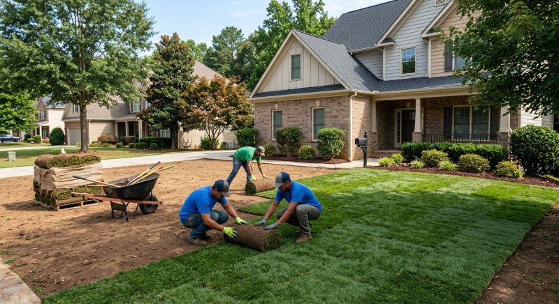 Yard Sodding in Aiken, SC